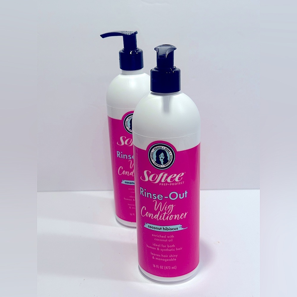 SOFTEE RINSE-OUT WIG CONDITIONER COCONUT HIBISCUS - 16fl oz.